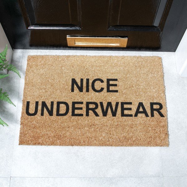 Wycieraczka z włókna kokosowego 40x60 cm Nice Underwear – Artsy Doormats-image-2