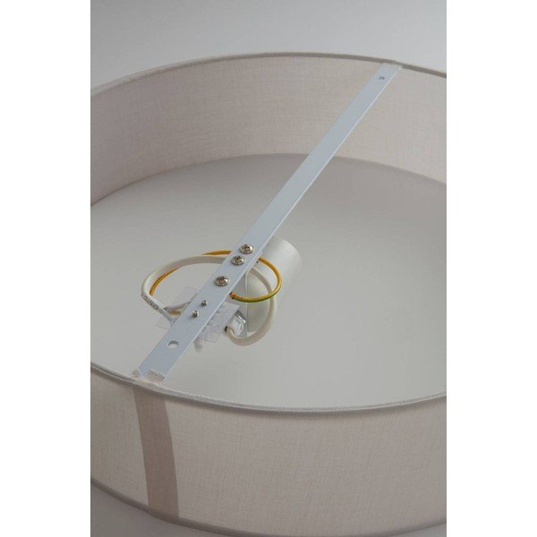 Beżowa tekstylna lampa sufitowa ø 40 cm Allan – Jotex-image-4