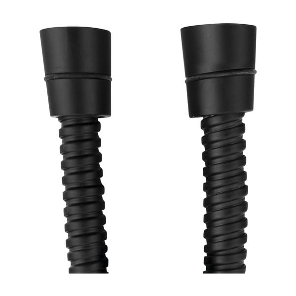 Wąż prysznicowy ze stali nierdzewnej w kolorze matowej czerni Powerflex – Sapho-image-1