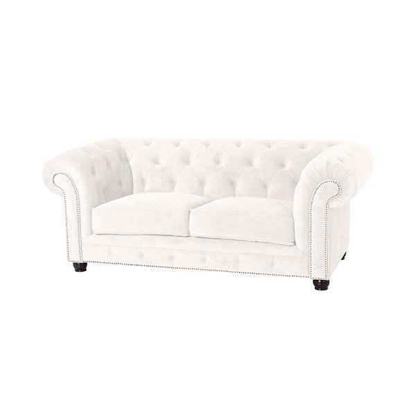 Kremowa sofa Max Winzer Orleans Velvet, 196 cm Light-image-1