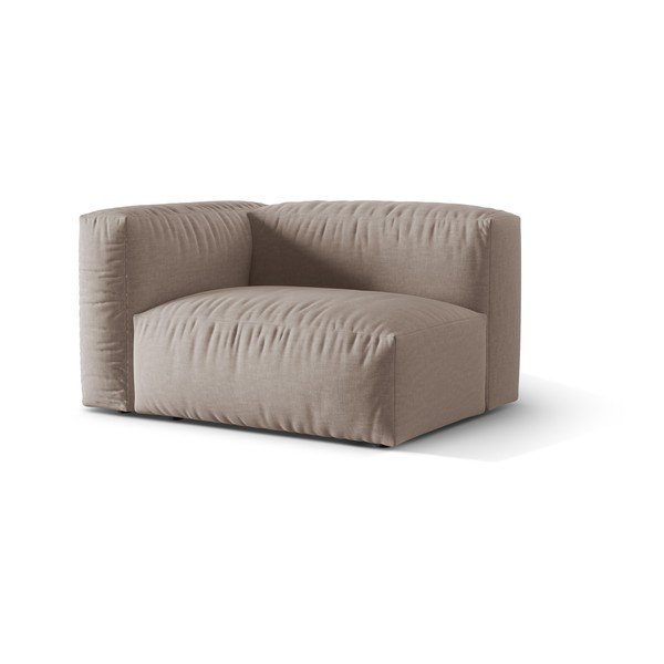 Beżowy moduł sofy (lewostronny) Martina – Micadoni Home-image-1