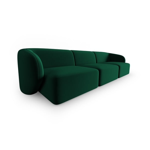Zielona aksamitna sofa 266 cm Paolo – Milo Casa-image-2