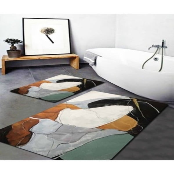 Dywaniki łazienkowe zestaw 2 szt. 60x100 cm Post Modern Art – Mila Home-image-1