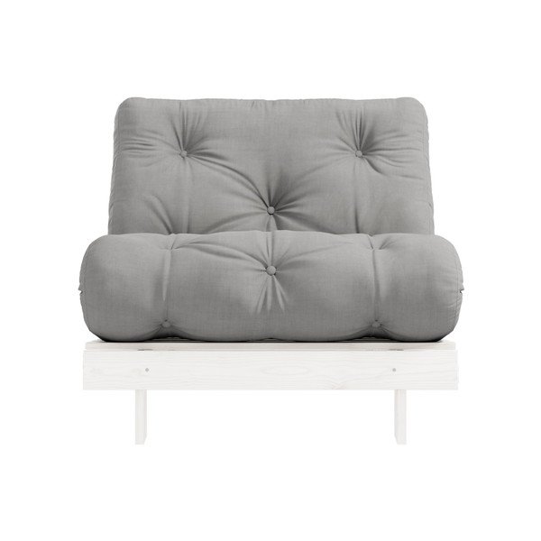 Fotel rozkładany Karup Design Roots White/Grey-image-1