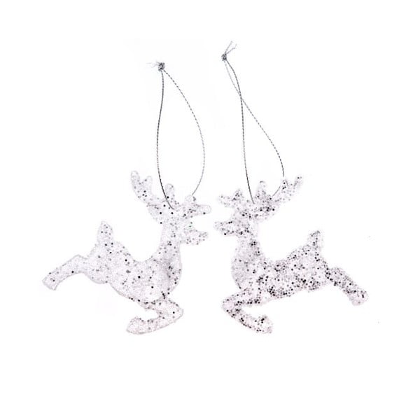 Plastikowe ozdoby świąteczne zestaw 2 szt. 7 cm – Dakls