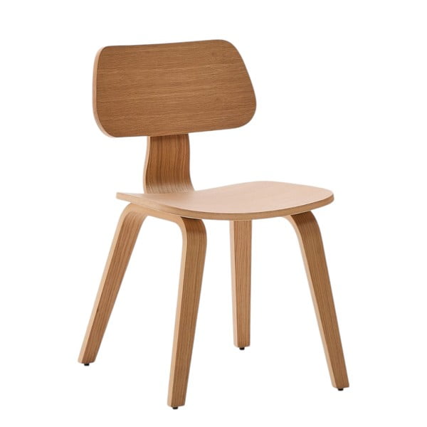 Krzesło w dekorze dębu w naturalnym kolorze Gena – Kave Home