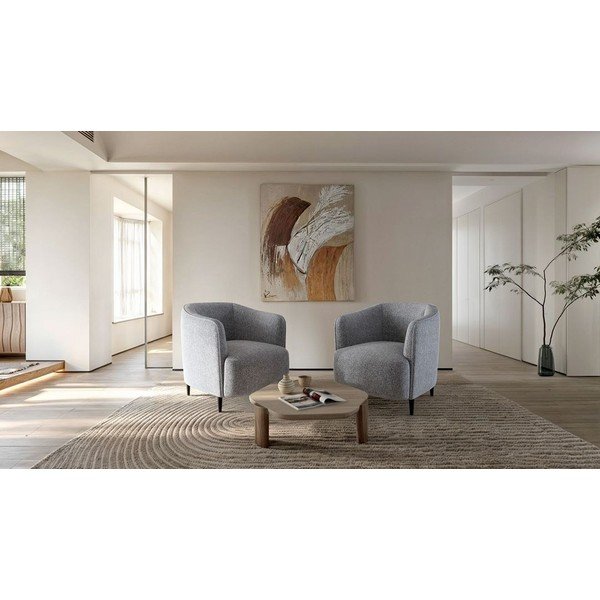 Jasnoszary fotel Galbe – Ghado-image-1