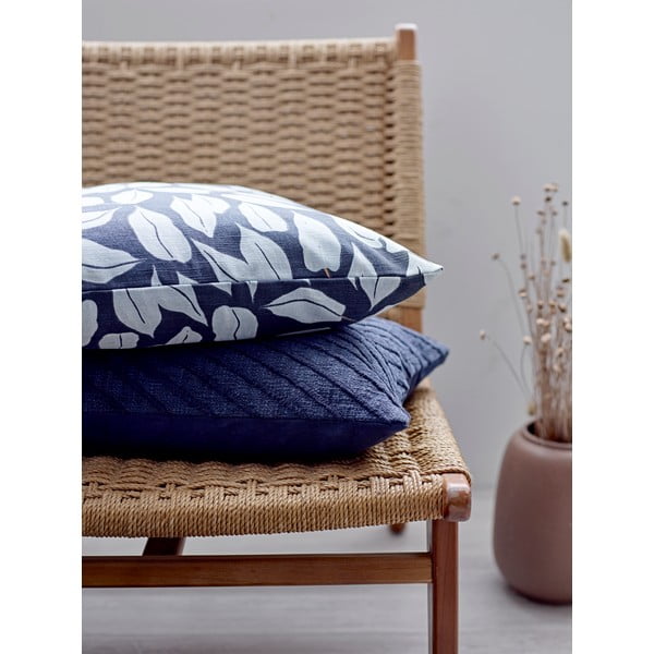 Niebieska bawełniana poduszka Södahl Benjamin, 50x50 cm-image-1