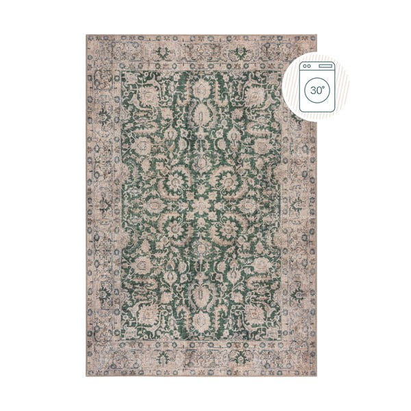 Zielony dywan odpowiedni do prania 115x170 cm Beau Floral – Flair Rugs