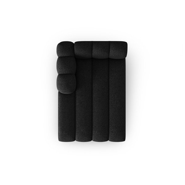 Czarnoantracytowy szezlong (lewostronny) Lupine – Micadoni Home-image-2