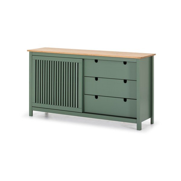 Zielona drewniana komoda Marckeric Bruna-image-3