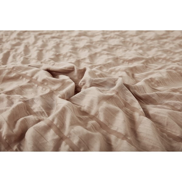 Brązowa pościel jednoosobowa z kory 140x200 cm Naomi – My House-image-3