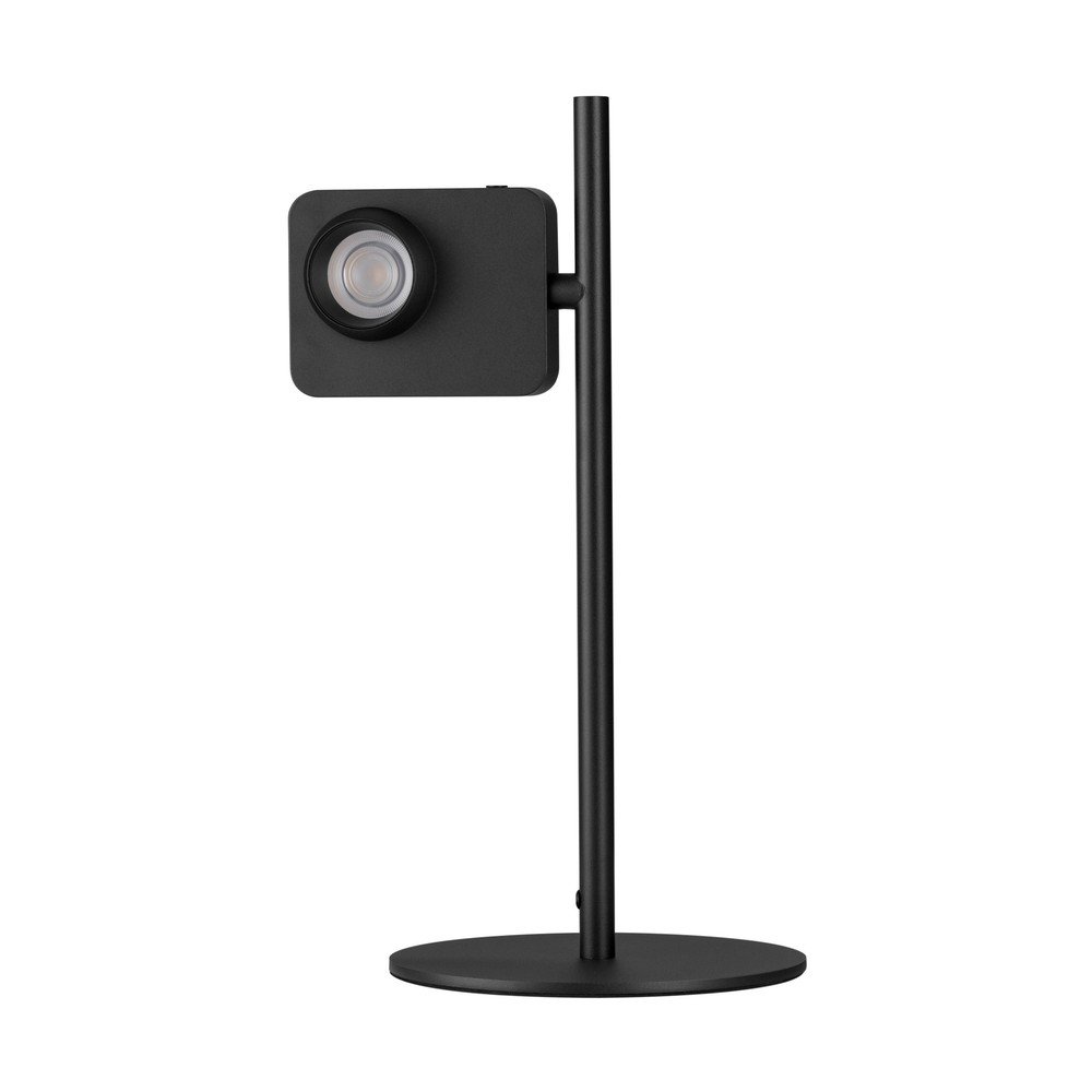 Czarna aluminiowa lampa stołowa LED z elastyczną konstrukcją/ze ściemniaczem (wysokość 46 cm) Kedros – Nova Luce