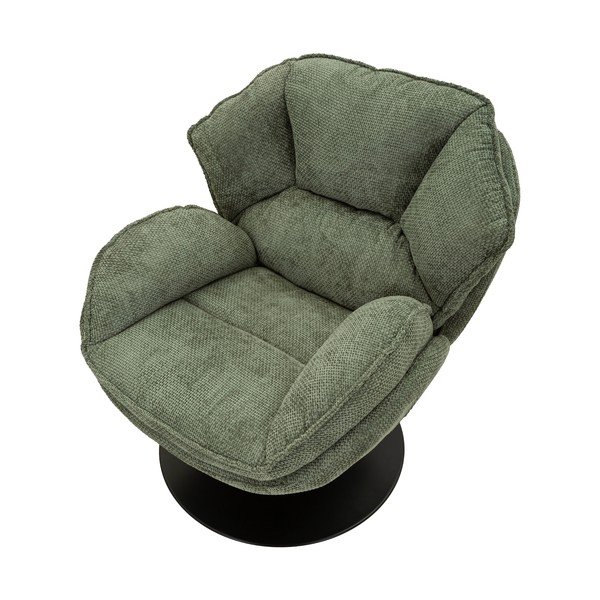 Szarozielony obrotowy fotel Retro Style – Mauro Ferretti-image-3