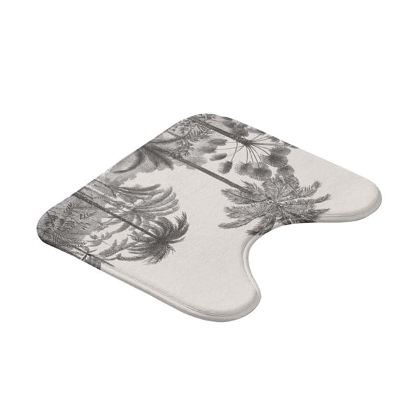 Czarno-beżowy dywanik łazienkowy do WC 45x45 cm Cocoty – douceur d'intérieur-image-2