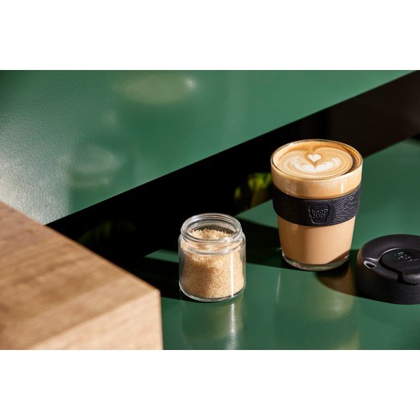 Czarny kubek podróżny 340 ml Brew Black M – KeepCup-image-1