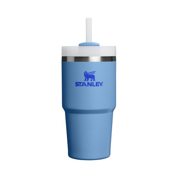 Niebieski termos ze stali nierdzewnej ze słomką 600 ml Quencher H2.O FlowState™ Tumbler Blue Sky – Stanley