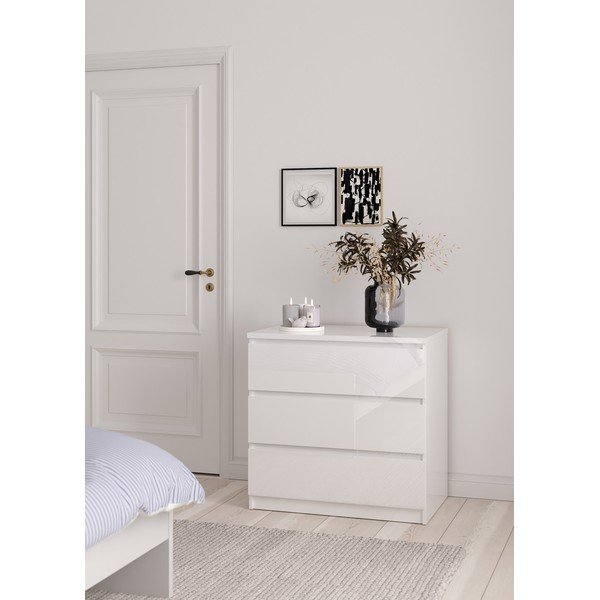 Biała komoda 77x76x50 cm Naia – Tvilum-image-1