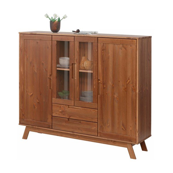 Brązowa szafka drewniana Støraa Olive-image-3