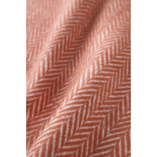 Ciemnoczerwony pled z domieszką bawełny Euromant Skyline, 140x180 cm-image-3