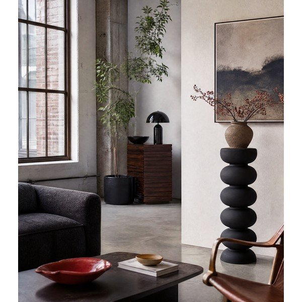 Metalowy okrągły stolik ø 35 cm Kobodo – Light & Living-image-3