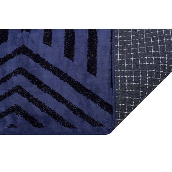 Niebieski dywan odpowiedni do prania 200x100 cm − Vitaus-image-2