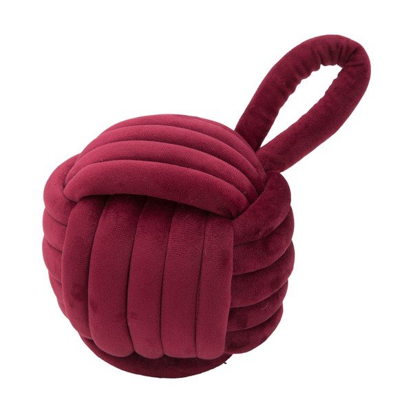 Bordowy stoper do drzwi Mauro Ferretti Ball, ø 14 cm-image-1