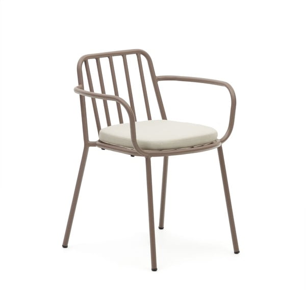 Fioletowe metalowe krzesła ogrodowe zestaw 4 szt. Bramant – Kave Home