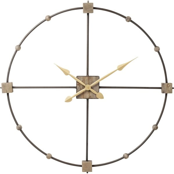 Zegar wiszący Kare Design Clock Beam, ⌀ 85 cm