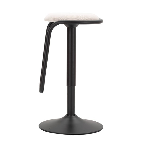 Biały/czarny tapicerowany hoker z regulowaną wysokością (wysokość siedziska 61 cm) Destiny – Mauro Ferretti-image-3