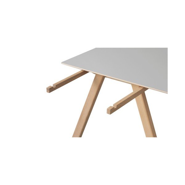 Szary blat do przedłużenia stołu Unique Furniture Bilbao, 45x90 cm-image-2