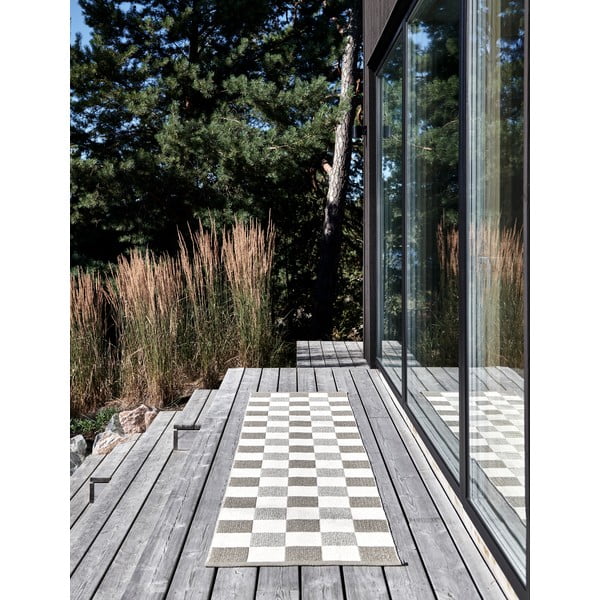 Beżowo-kremowy chodnik odpowiedni na zewnątrz 70x160 cm Pix Dark Linen – Pappelina-image-4