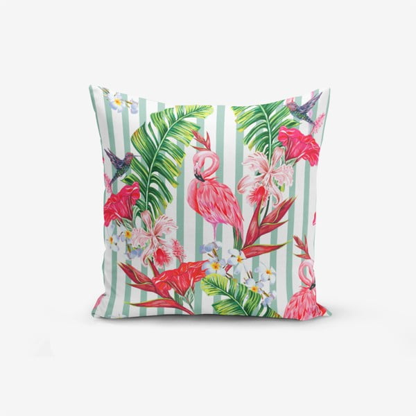 Poszewka na poduszkę Minimalist Cushion Covers Flamingo Şerit, 45x45 cm