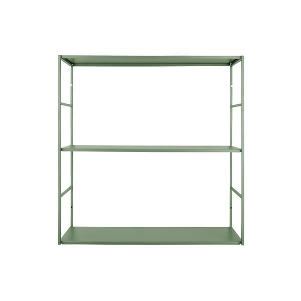 Zielona wielopoziomowa metalowa półka 60 cm Level – PT LIVING