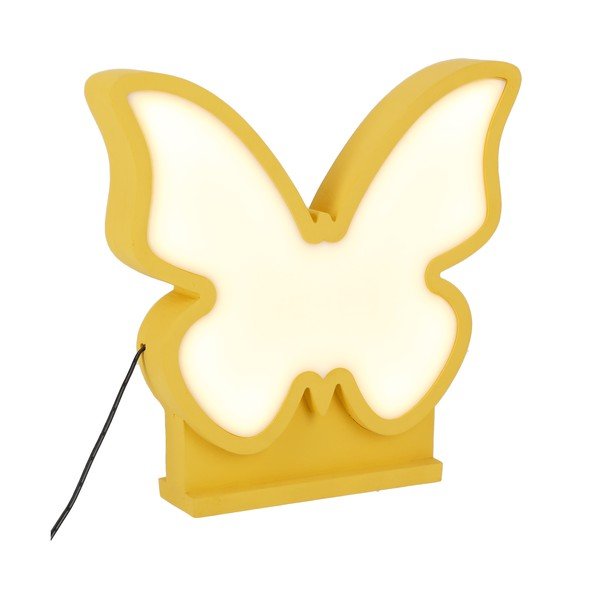 Żółta lampka dziecięca Butterfly – Candellux Lighting-image-1