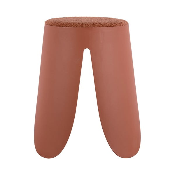 Jasnoczerwony plastikowy stołek Savor  – Leitmotiv-image-2