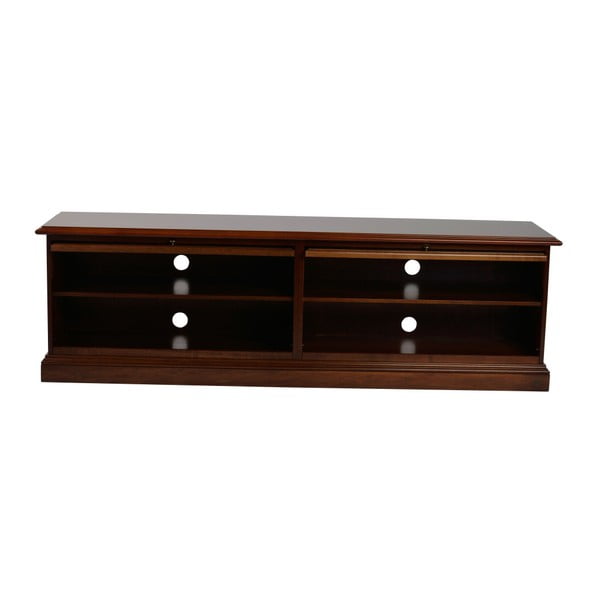 Ciemnobrązowa szafka pod TV Rowico Lonardo-image-1