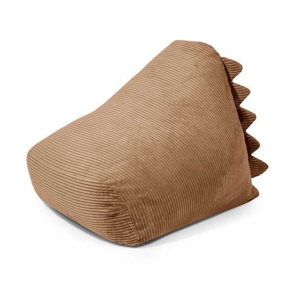 Brązowy sztruksowy dziecięcy worek do siedzenia Snug 80 Dragon – SLOWDOWN