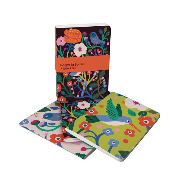 Notesy w formacie A6 64 str. 3 szt. Birdsong – Roger la Borde-image-3