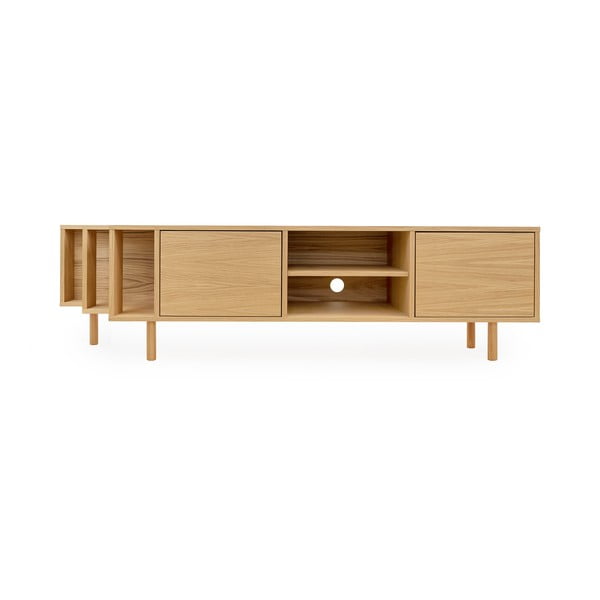 Szafka pod TV w dekorze dębu w naturalnym kolorze 189x50x44 cm Shift – Woodman