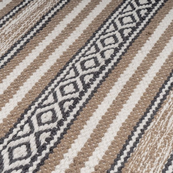 Beżowy bawełniany dywan odpowiedni do prania 60x90 cm – Casa Selección-image-1