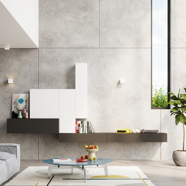 Biała lampa sufitowa z metalowym kloszem 10x10 cm Pax – Sollux-image-4