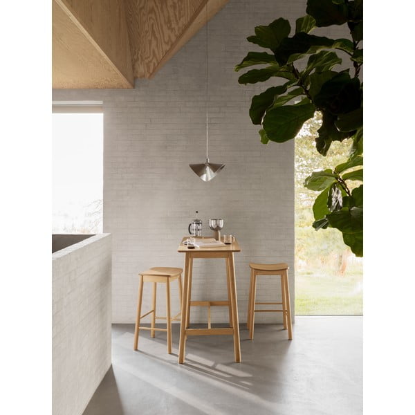 Stolik barowy w dekorze dębu 60x120 cm Barlow – Actona-image-1