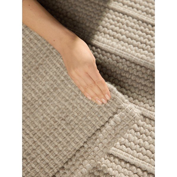Beżowy wełniany dywan tkany ręcznie 80x150 cm Camden Parker – Ted Baker-image-4