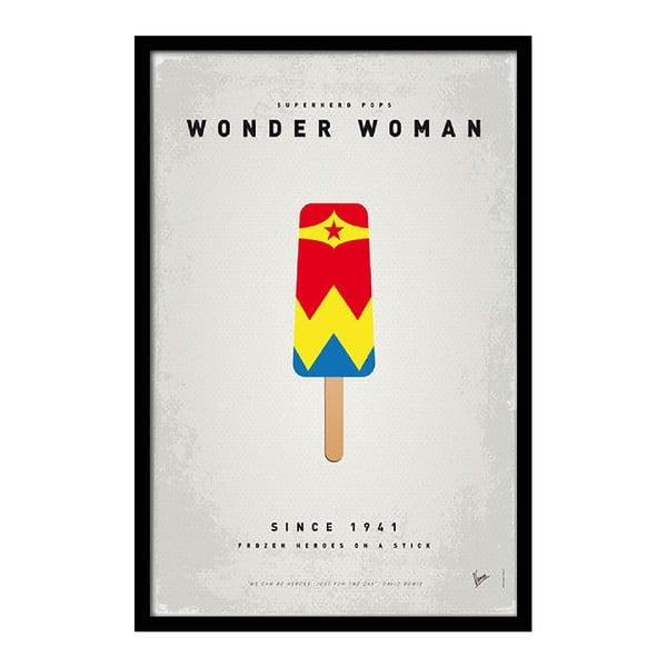 Plakat Wonder Woman, 35x30 cm
