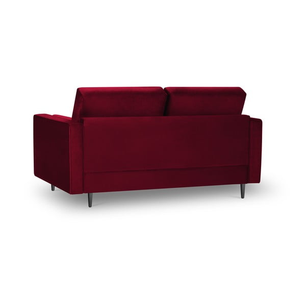 Czerwona aksamitna sofa Milo Casa Santo, 174 cm-image-4