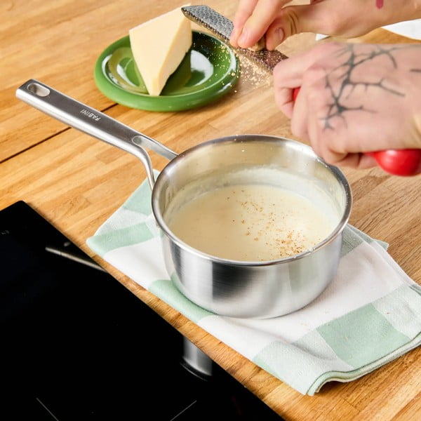 Garnek ze stali nierdzewnej z pokrywką odpowiedni na indukcję 1,2 l Lucca 3.0 – FABINI-image-1