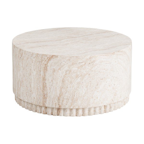 Okrągły stolik ogrodowy ceramiczny ø 60 cm Bonn – House Nordic-image-2