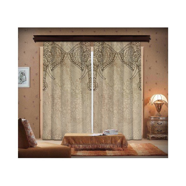 Zestaw 2 zasłon Curtain Lasta, 140x260 cm
