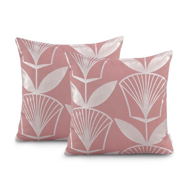 Poszewki na poduszki zestaw 2 szt. 45x45 cm Oxford Floris – AmeliaHome-image-1